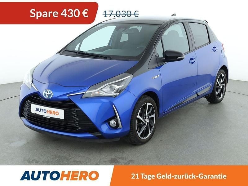 Blau Gebraucht 2019 Toyota Yaris Hybrid Style Kleinwagen | 16.170 € (Guter Preis) - Bild 1/3