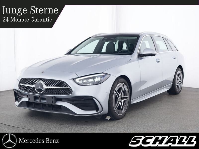 Silber Gebraucht 2024 Mercedes C300 AMG Kombi | 51.997 € (Teuer) - Bild 1/4