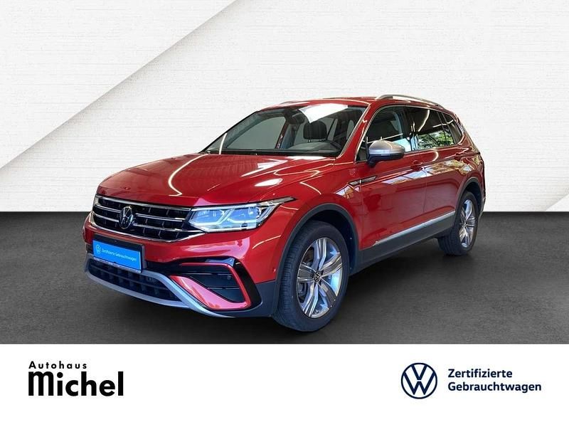 Rot Gebraucht 2024 VW Tiguan Allspace Elegance SUV | 44.730 € (Etwas zu teuer) - Bild 1/2
