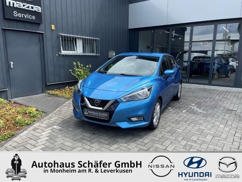 Blau Gebraucht 2020 Nissan Micra N-Connecta Kleinwagen | 11.885 € (Fairer Preis) - Bild 1/4