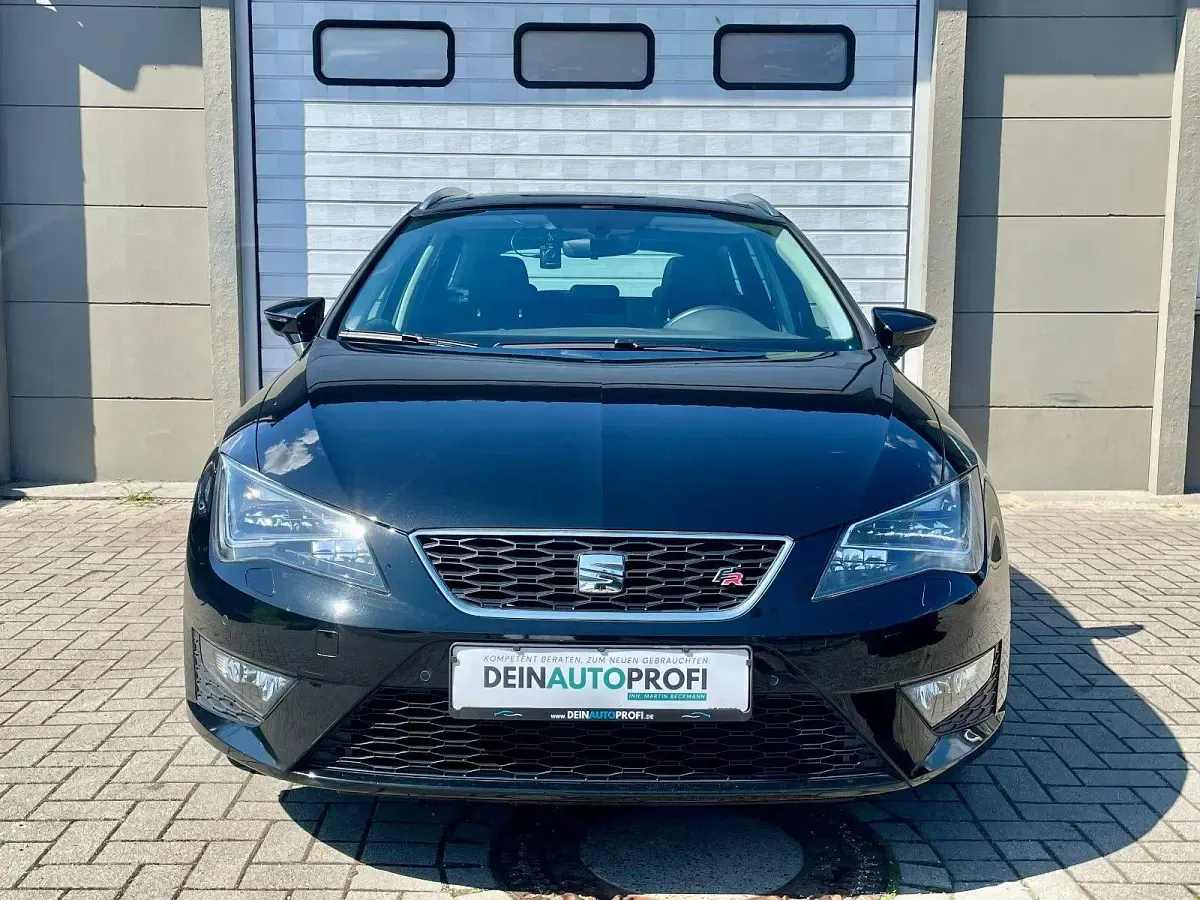 Brugt Seat Leon ST FR 125 HK (91 kW) 2017 Sort Stationcar