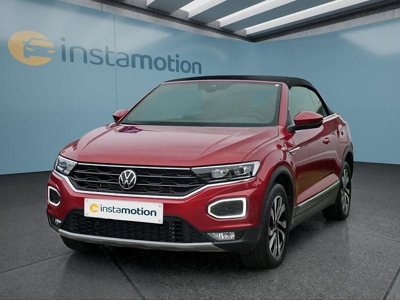 Rot Gebraucht 2021 VW T-Roc Cabriolet Cabrio | 23.999 € (Superpreis) - Bild 1/4