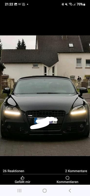 Schwarz Gebraucht 2007 Audi TT Roadster S-Line Cabrio | 5.999 € (Superpreis) - Bild 1/4