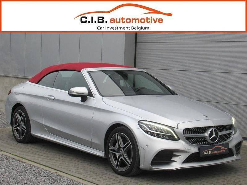 Silber Gebraucht 2019 Mercedes C180 AMG Cabrio | 21.768 € (Fairer Preis) - Bild 1/4