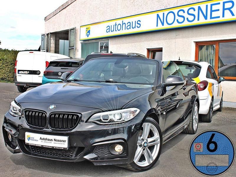 Schwarz Gebraucht 2015 BMW 220 M Sport Cabrio | 19.990 € (Fairer Preis) - Bild 1/4