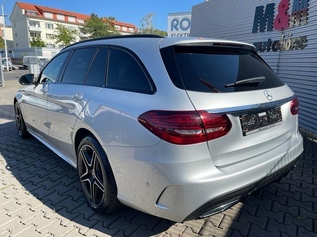 Gebraucht Mercedes C300e AMG line 194 PS (142 kW) 2019 Iridiumsilber Kombi