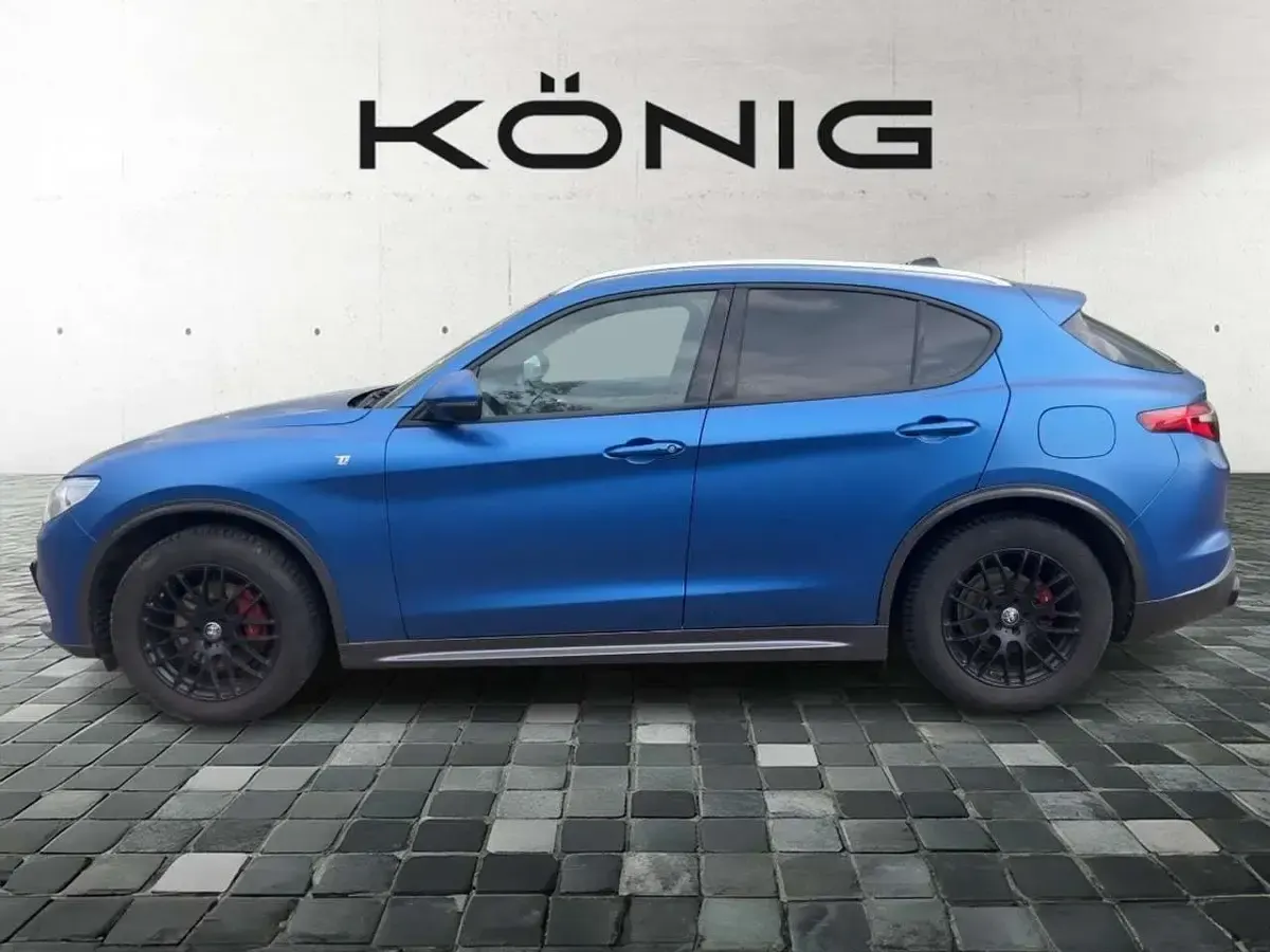 Gebraucht Alfa Romeo Stelvio 209 PS (153 kW) 2022 Blu anodizzato SUV
