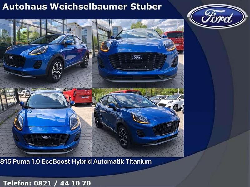 Blau Neu 2024 Ford Puma Gen-E Titanium SUV | 24.000 € (Superpreis) - Bild 1/4