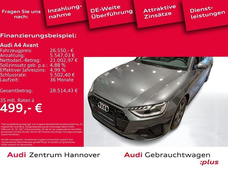 Gebraucht Audi A4 S-Line 190 PS (139 kW) 2019 Daytonagrau perleffekt Kombi