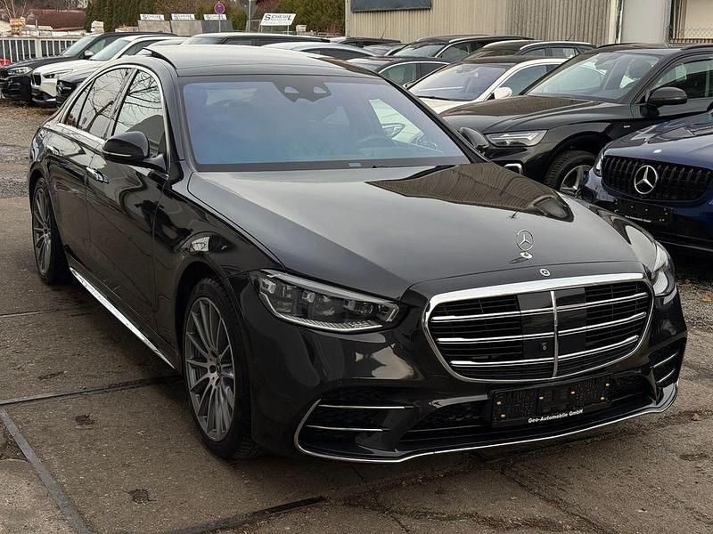 Grau Gebraucht 2021 Mercedes S400 AMG line Limousine | 69.900 € (Superpreis) - Bild 1/4