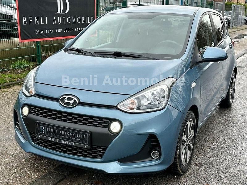 Blau Gebraucht 2018 Hyundai i10 Passion Plus Kleinwagen | 9.990 € (Fairer Preis) - Bild 1/4