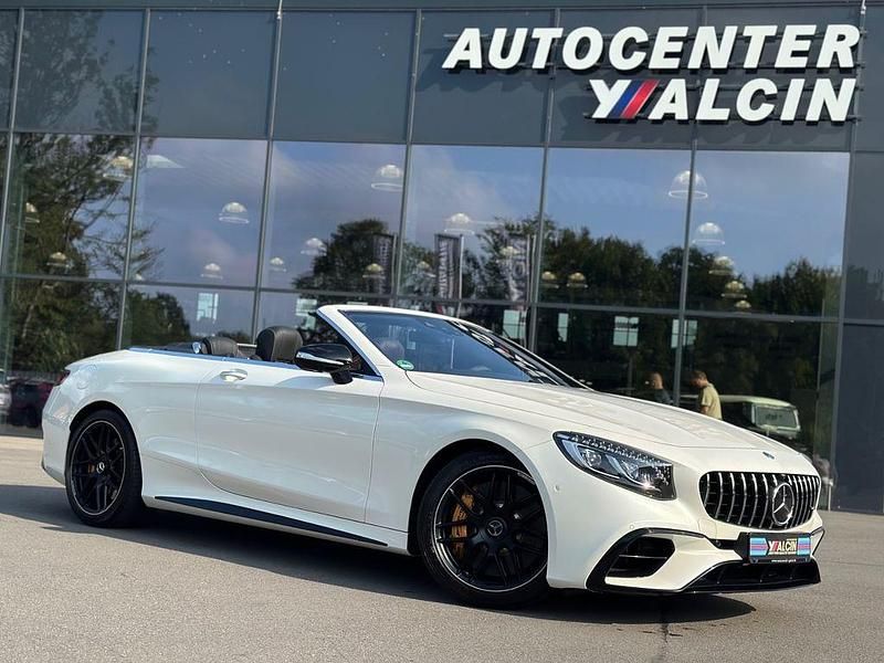 Perlmuttweiß metallic Gebraucht 2021 Mercedes S63 AMG AMG Cabrio | 184.890 € (Superpreis) - Bild 1/4