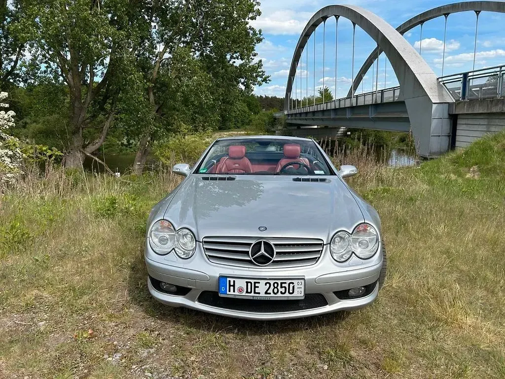 Gebraucht Mercedes SL55 AMG AMG 500 PS (367 kW) 2002 Silber Cabrio