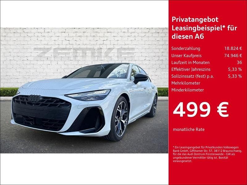 Weiss Gebraucht 2025 Audi A6 Ambiente Limousine | 74.946 € (Etwas zu teuer) - Bild 1/4