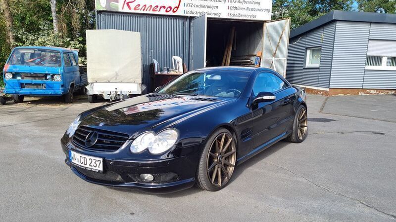 Schwarz Gebraucht 2002 Mercedes SL55 AMG AMG Cabrio | 29.999 € (Etwas zu teuer) - Bild 1/4
