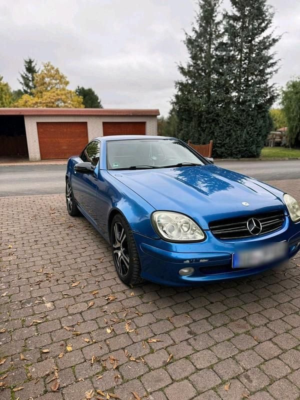 Blau Gebraucht 2003 Mercedes SLK200 Cabrio | 2.550 € (Superpreis) - Bild 1/4