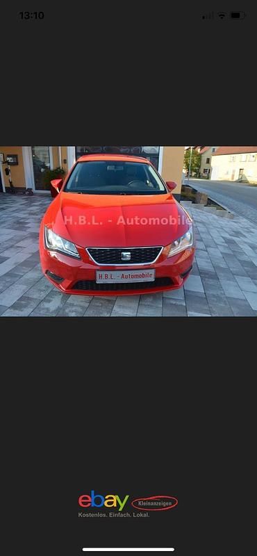 Gebraucht Seat Leon 105 PS (77 kW) 2013 Rot Kleinwagen