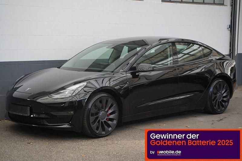 Schwarz Gebraucht 2020 Tesla Model 3 Performance Limousine | 29.990 € (Fairer Preis) - Bild 1/4