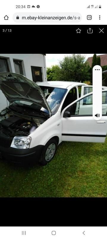 Gebraucht Fiat Panda 54 PS (39 kW) 2009 Weiß Kleinwagen