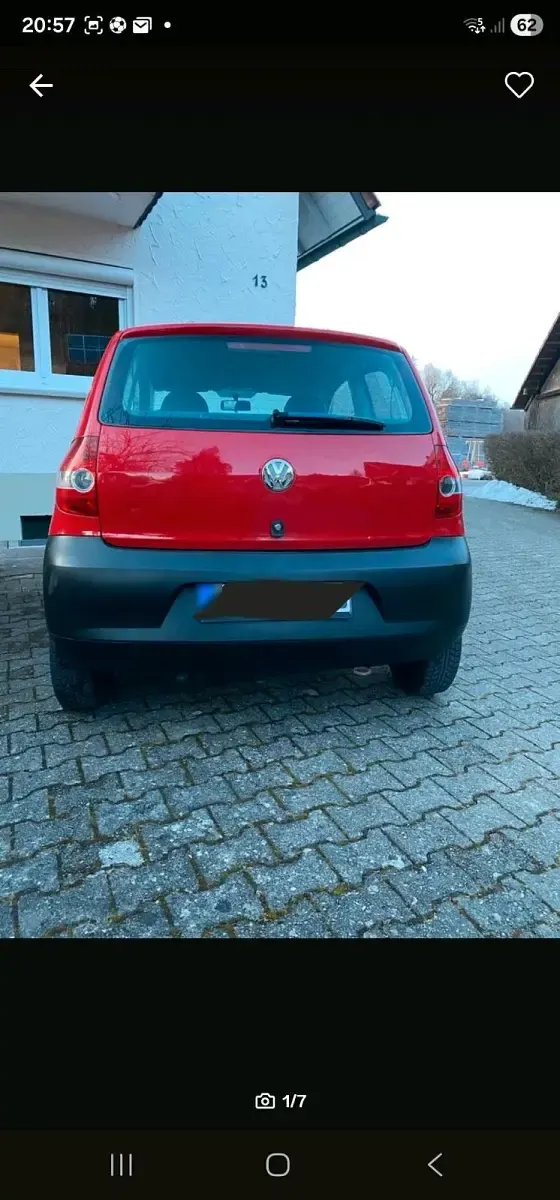 Gebraucht VW Fox 60 PS (44 kW) 2006 Rot Kleinwagen