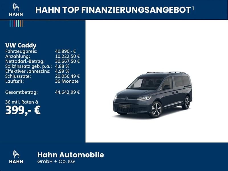 Gebraucht VW Caddy Maxi Style 122 PS (89 kW) 2025 Blau Van / Kleinbus