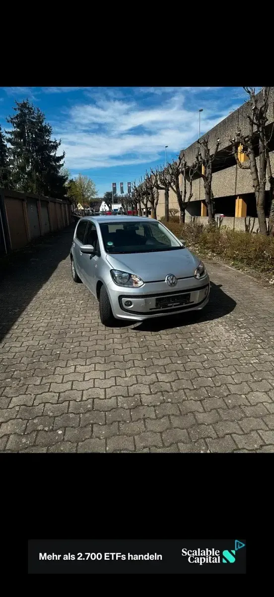 Gebraucht VW up! 60 PS (44 kW) 2013 Silber Kleinwagen
