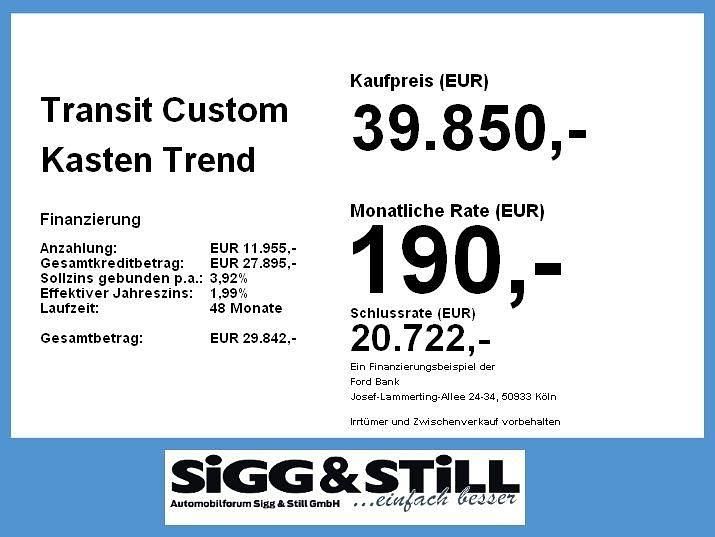 Neu Ford Transit Custom Trend 170 PS (125 kW) 2026 Frost weiß Van / Kleinbus