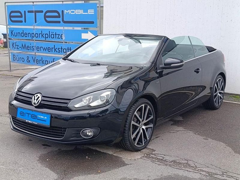 Schwarz Gebraucht 2015 VW Golf Cabriolet LOUNGE Cabrio | 13.490 € (Fairer Preis) - Bild 1/4