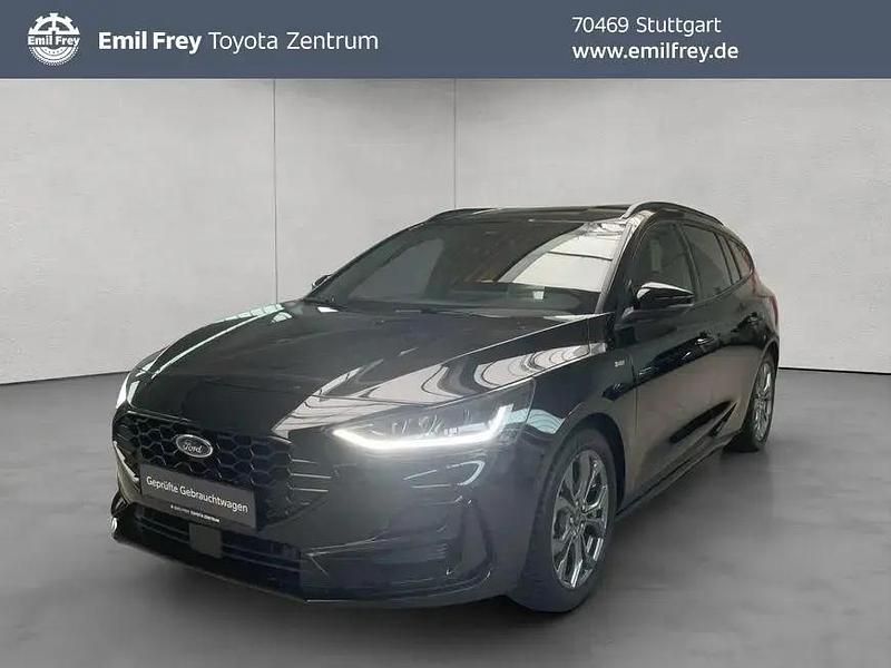 Agate black metallic Gebraucht 2024 Ford Focus ST-Line X Kombi | 24.450 € (Superpreis) - Bild 1/4