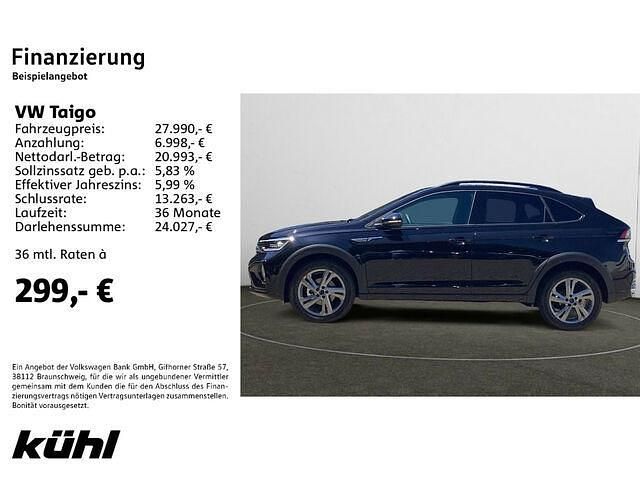 Gebraucht VW Taigo R-line 110 PS (80 kW) 2024 Deep black perleffekt SUV