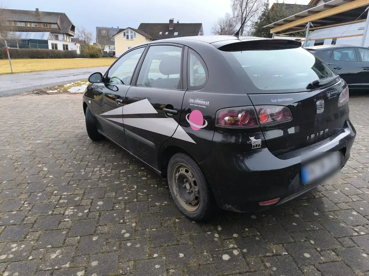 Gebraucht Seat Ibiza 85 PS (62 kW) 2008 Schwarz Kleinwagen