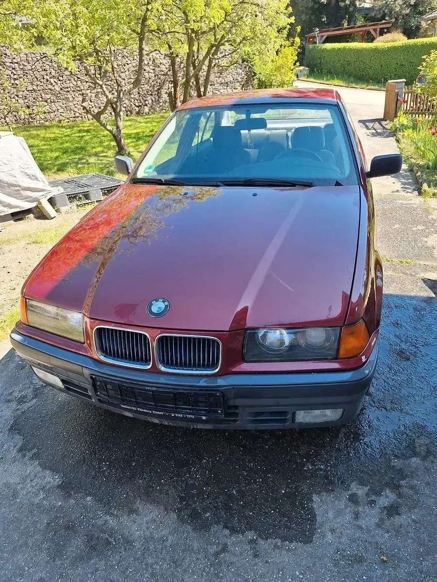 Brugt BMW 316 102 HK (75 kW) 1993 Rød Coupe