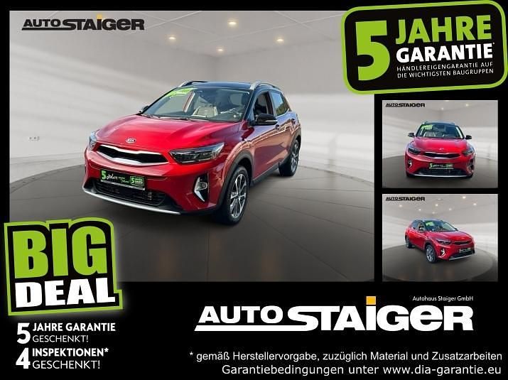 Signalrot metallic Gebraucht 2020 Kia Stonic Spirit SUV | 17.490 € (Fairer Preis) - Bild 1/4