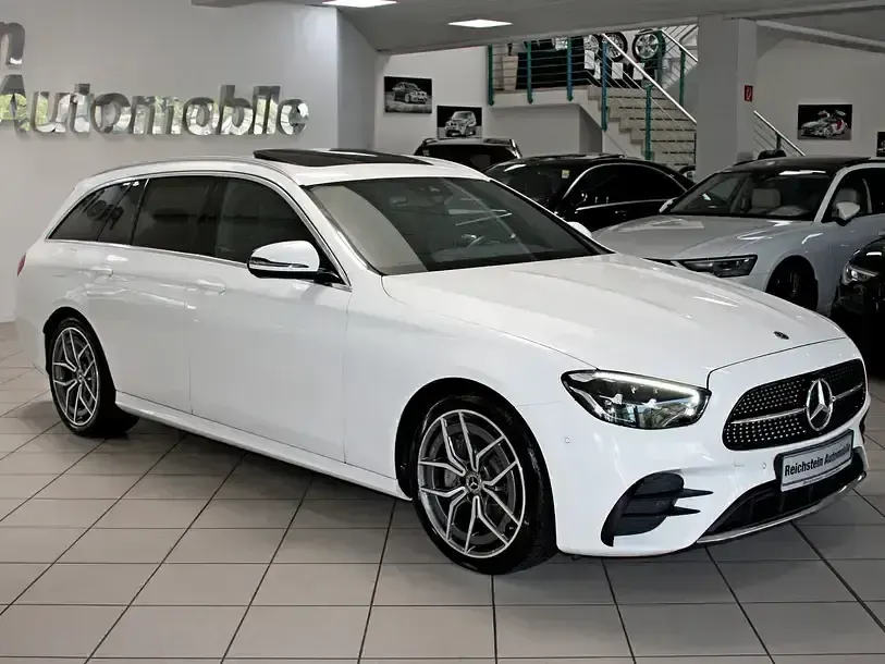 Gebraucht Mercedes E220 AMG 194 PS (142 kW) 2020 Weiß Kombi