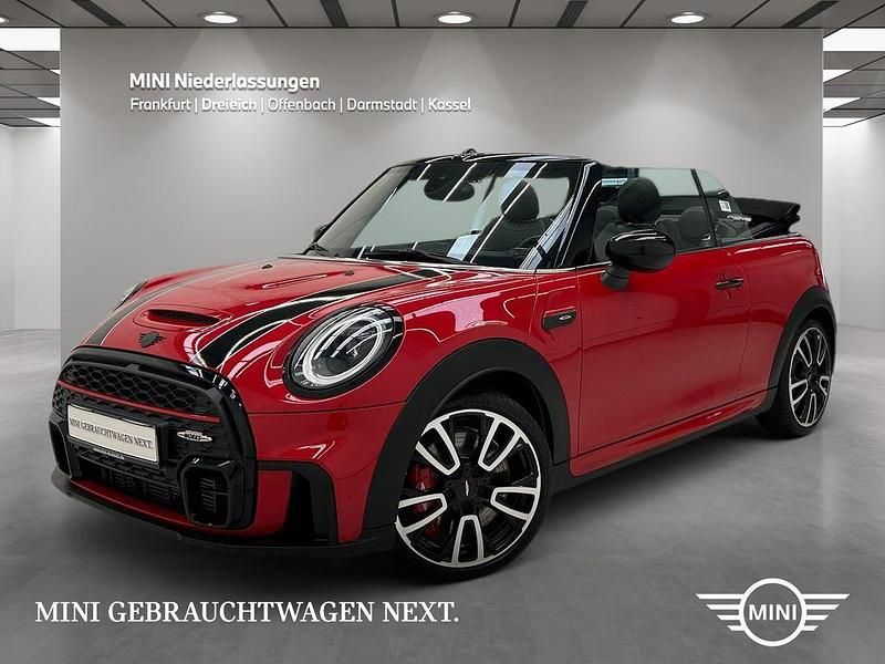 Rot Gebraucht 2022 Mini John Cooper Works Cabriolet Cabrio | 36.280 € (Fairer Preis) - Bild 1/4
