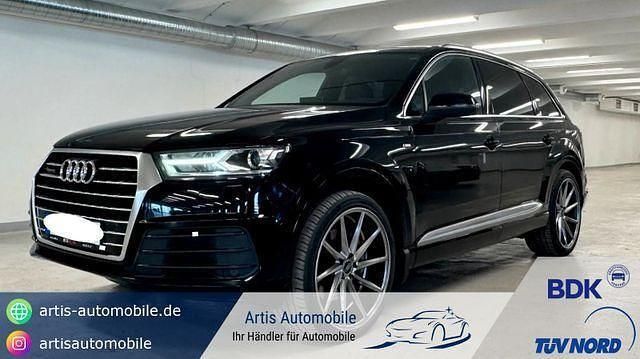Tiefschwarz Gebraucht 2016 Audi Q7 S-Line SUV | 32.490 € (Fairer Preis) - Bild 1/4