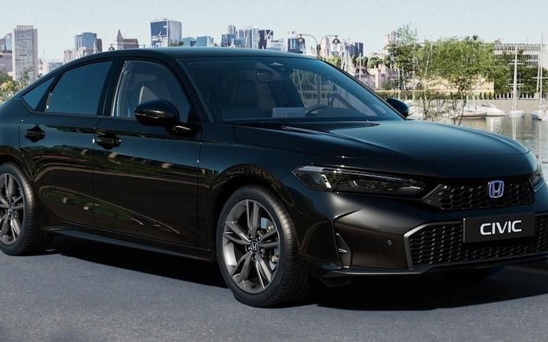 Neu Honda Civic Hybrid 184 PS (135 kW) 2025 Schwarz Limousine