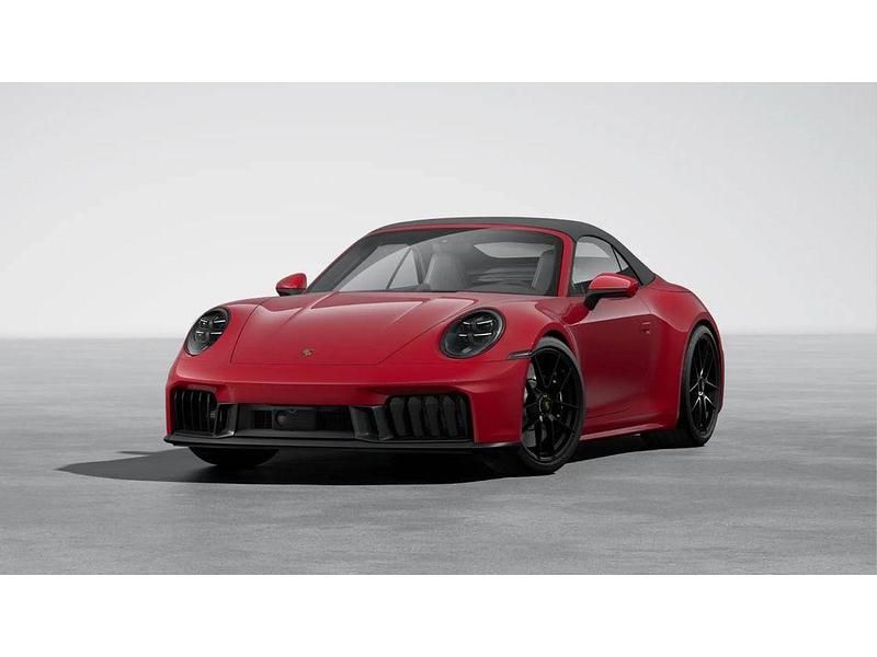 Rot Gebraucht 2025 Porsche 911 Carrera 4 GTS Cabrio | 195.900 € - Bild 1/4