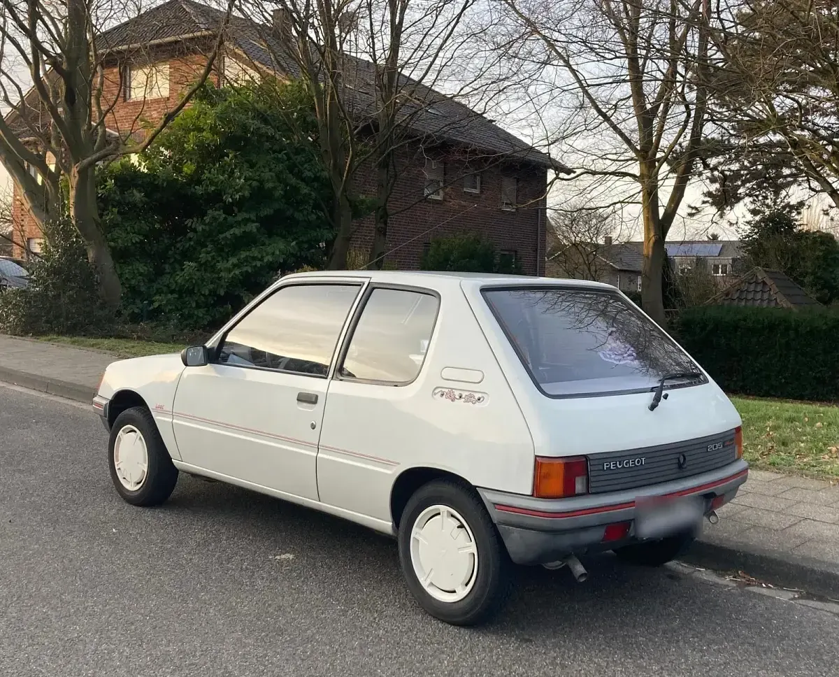 Gebraucht Peugeot 205 60 PS (44 kW) 1990 Weiß Kleinwagen