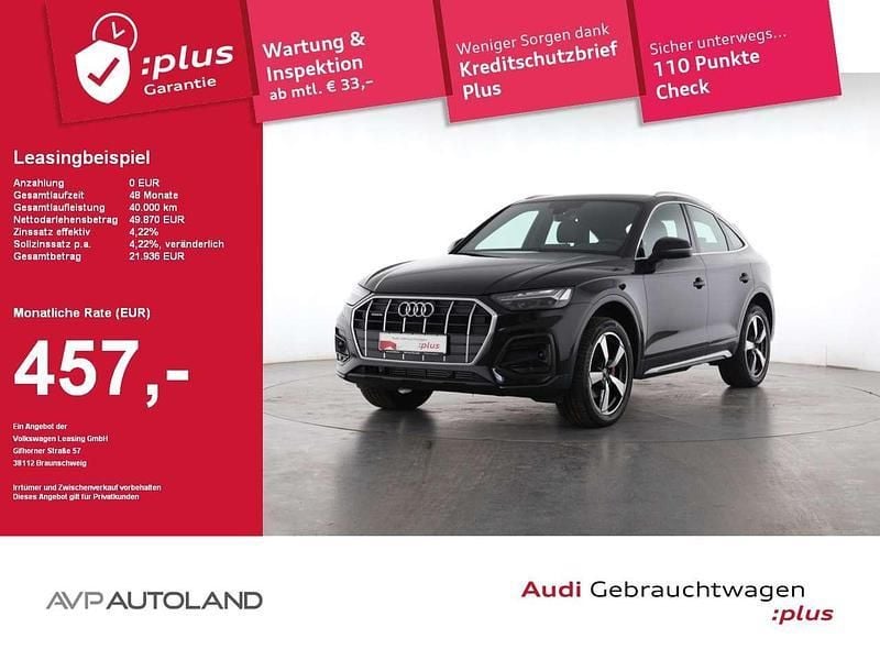 Mythosschwarz Gebraucht 2024 Audi Q5 Sportback Advanced SUV | 49.870 € (Fairer Preis) - Bild 1/2