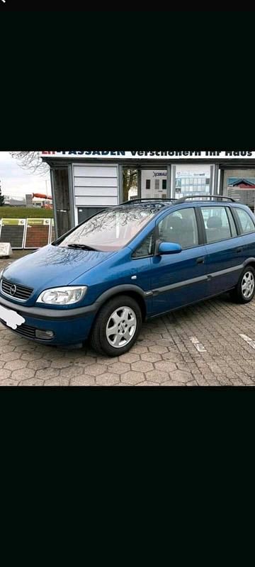 Gebraucht Opel Zafira Eco 101 PS (74 kW) 2001 Blau Van / Kleinbus
