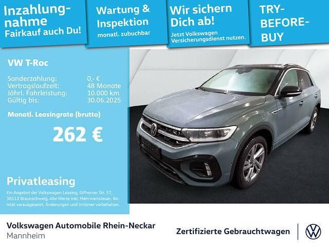 Petroleum blue metallic Gebraucht 2024 VW T-Roc R-line SUV | 31.491 € (Fairer Preis) - Bild 1/2