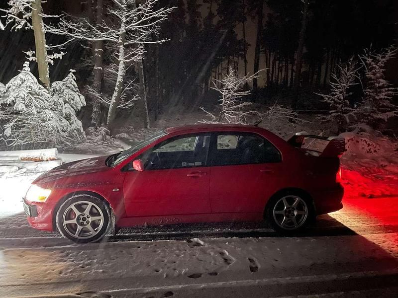 Second-hand Mitsubishi Lancer Evolution 265 CP (194 kW) 2006 Roșu Berlinǎ