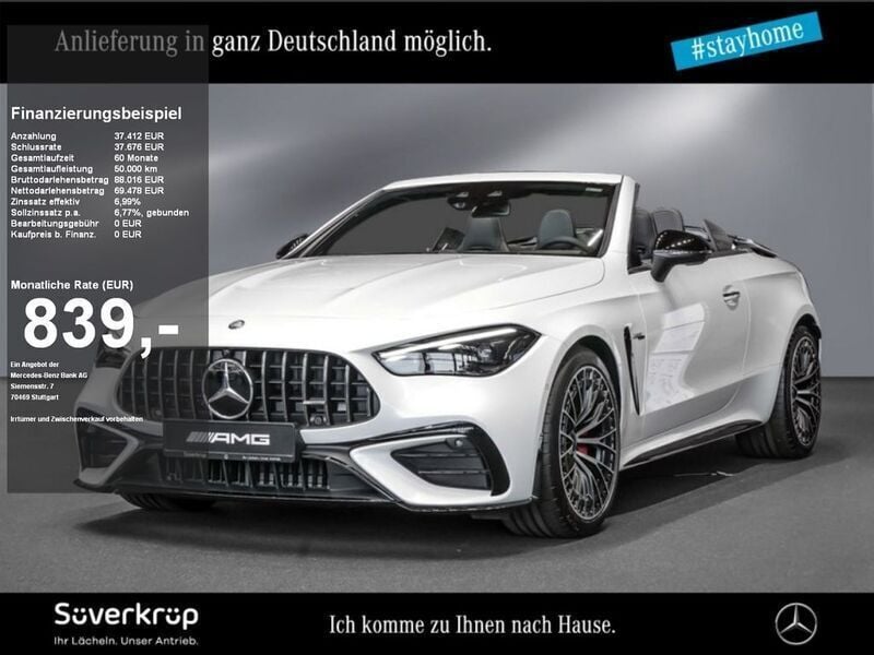 Manufaktur lack manufaktur opalithweiß bright Gebraucht 2024 Mercedes CLE53 AMG AMG Cabrio | 106.665 € (Teuer) - Bild 1/3