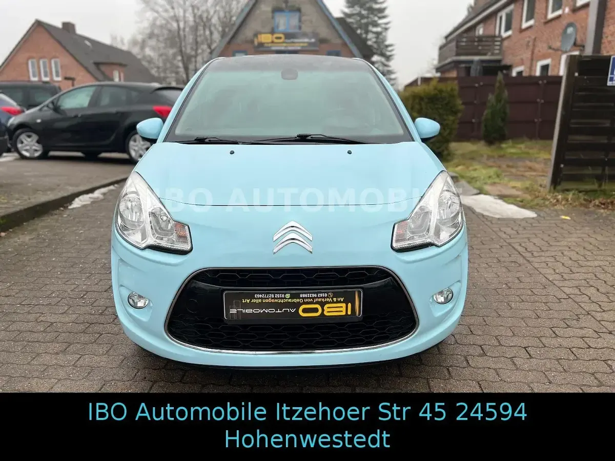Gebraucht Citroën C3 Exclusive 95 PS (69 kW) 2011 Blau Kleinwagen