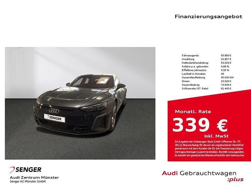 Daytonagrau perleffekt Gebraucht 2022 Audi RS e-tron GT Ambiente Limousine | 69.880 € (Superpreis) - Bild 1/4