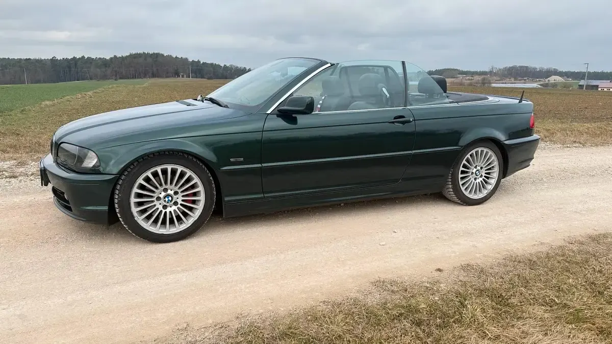 Gebraucht BMW 323 Cabriolet 170 PS (125 kW) 2000 Grün Cabrio