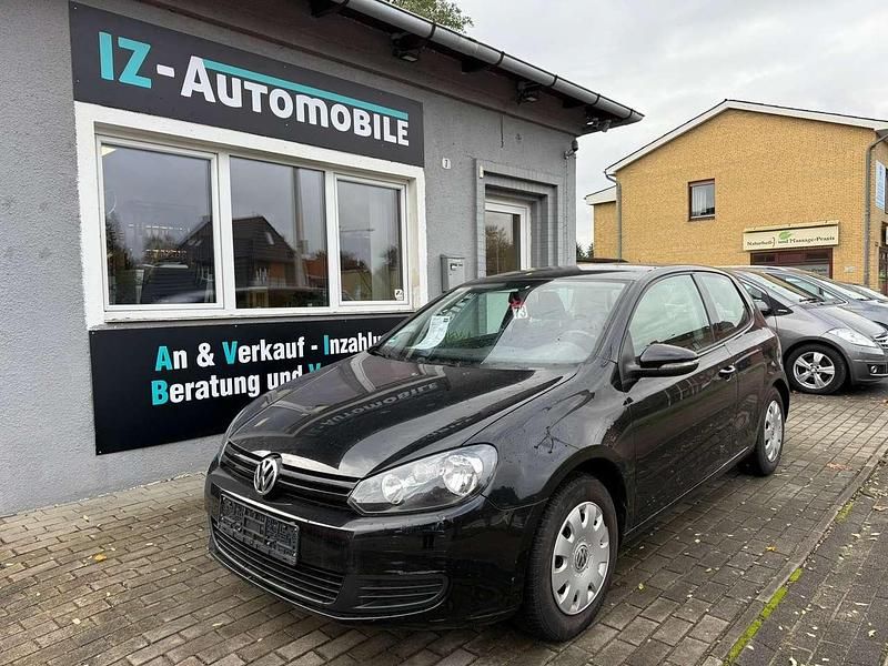 Schwarz Gebraucht 2009 VW Golf VI Trendline Limousine | 4.990 € (Fairer Preis) - Bild 1/4