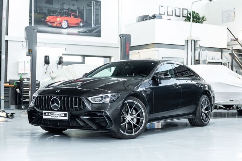 831 (grafitgrau metalliclack Gebraucht 2022 Mercedes AMG GT 53 AMG Coupé | 95.890 € (Fairer Preis) - Bild 1/4