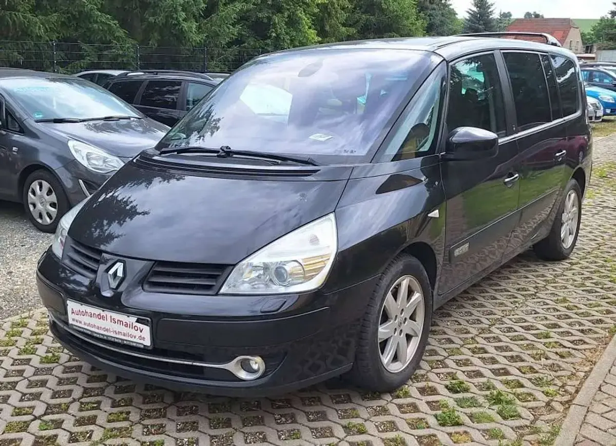Gebraucht Renault Espace 173 PS (127 kW) 2010 Schwarz Van / Kleinbus